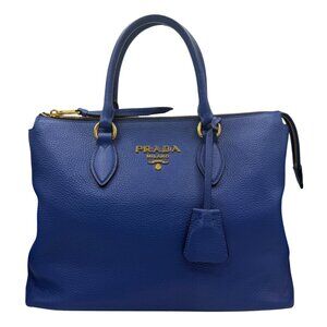 Prada Vitello Daino Leather Top Handle Bag